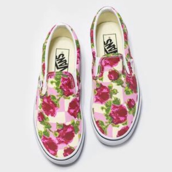 Vans Shoes - NIB Vans Romantic Floral Checkered Classic…